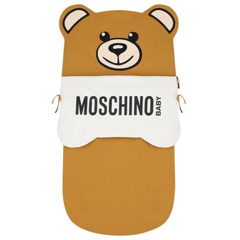 Beige Teddy Bear Logo Baby Nest