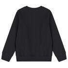 Black Teddy Bear Logo Sweatshirt, 6, hi-res