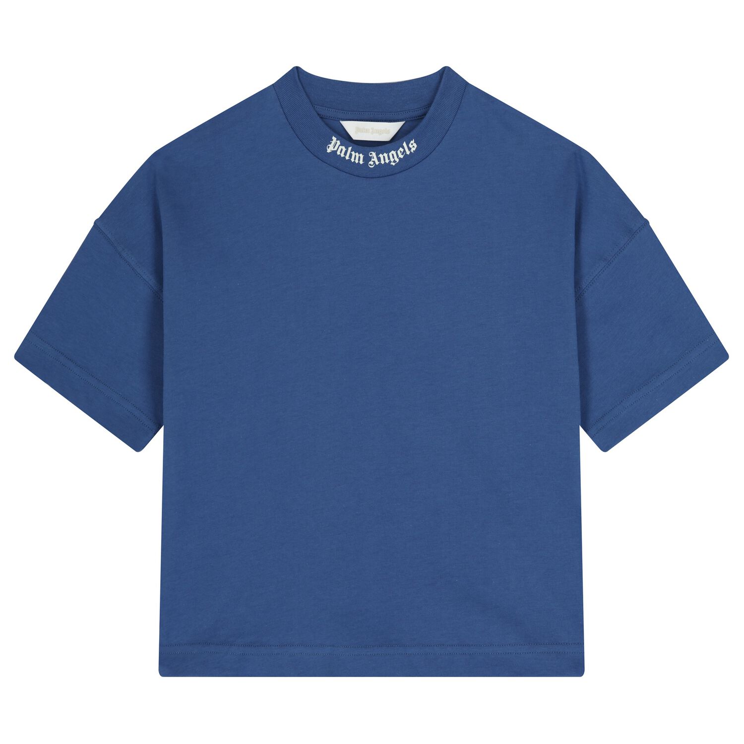 Boys Blue Logo Oversized T-Shirt, 2, hi-res