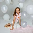 تي شيرت بنات بالشعار باللون الوردي, 1, hi-res