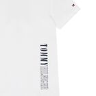 Boys White Logo T-Shirt, 2, hi-res