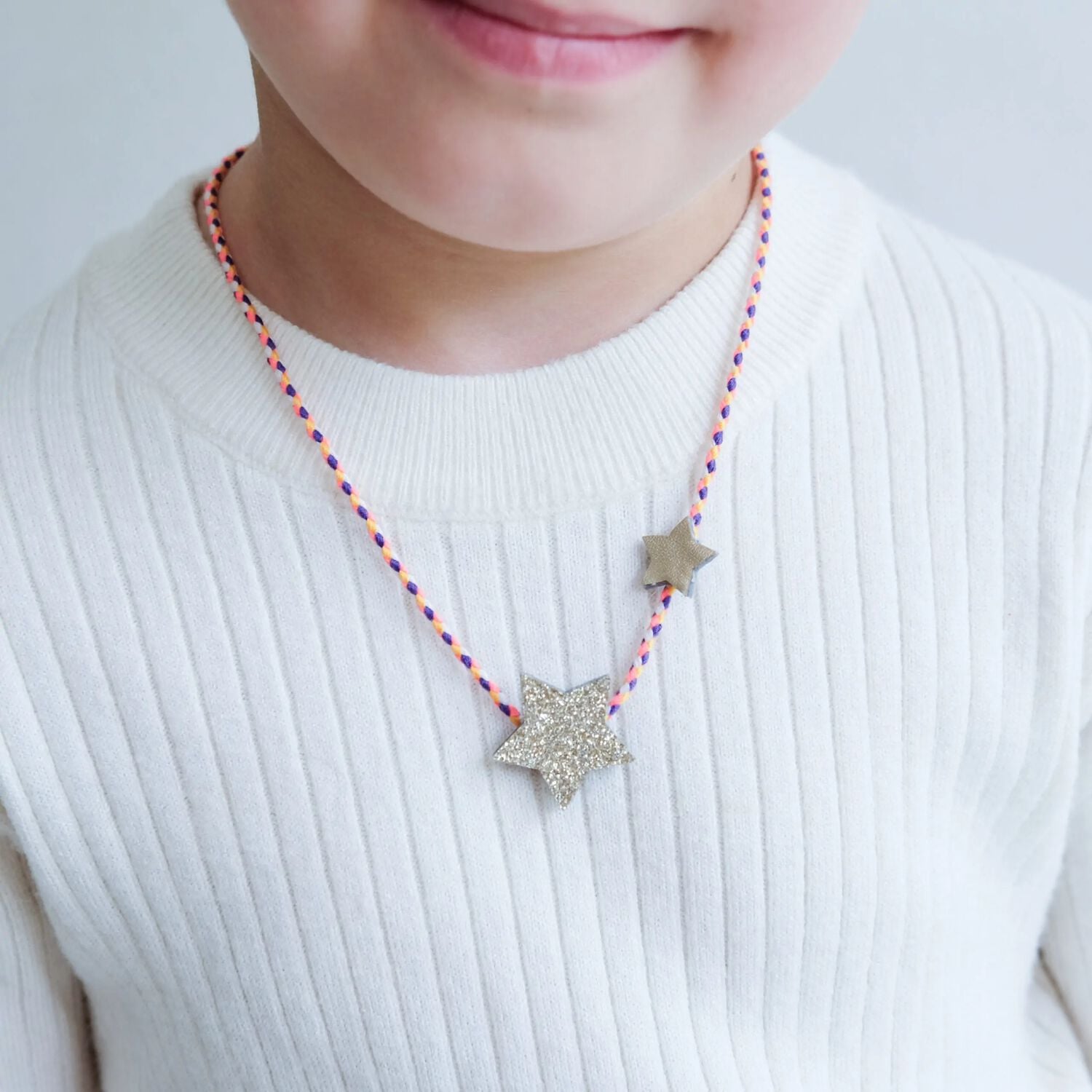 Girls Multi-Coloured Starry Jewellery Set ( 3 Piece ), 1, hi-res