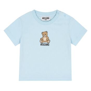 Younger Blue Teddy Bear Logo T-Shirt