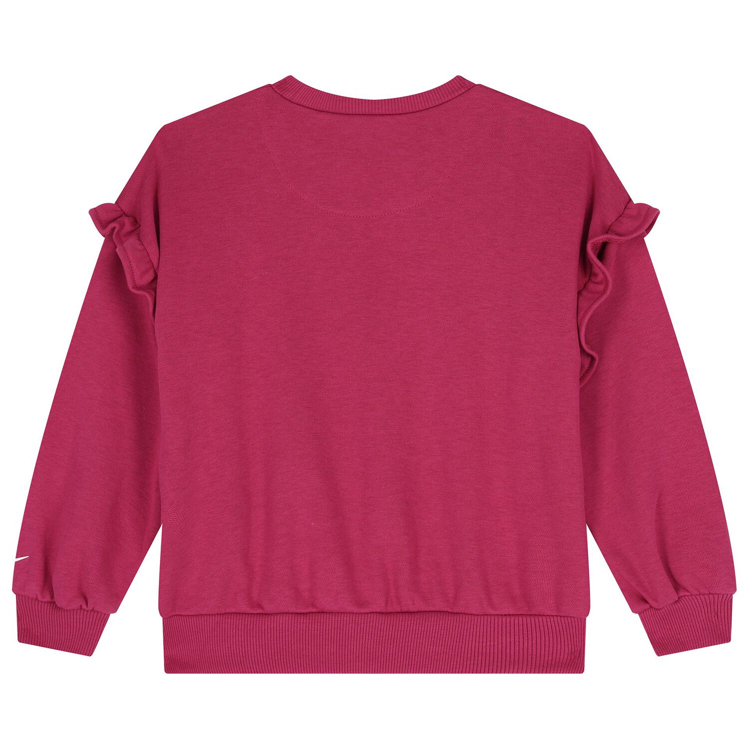 طقم بنطال بشعار وردي للفتيات الصغيرات, 1, hi-res