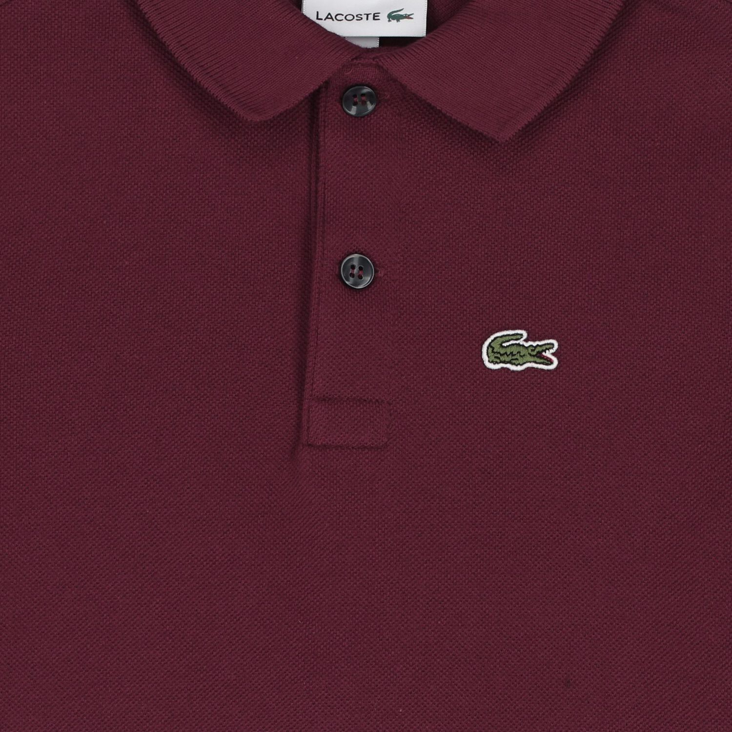 Boys Burgundy Logo Polo Shirt, 4, hi-res image number null