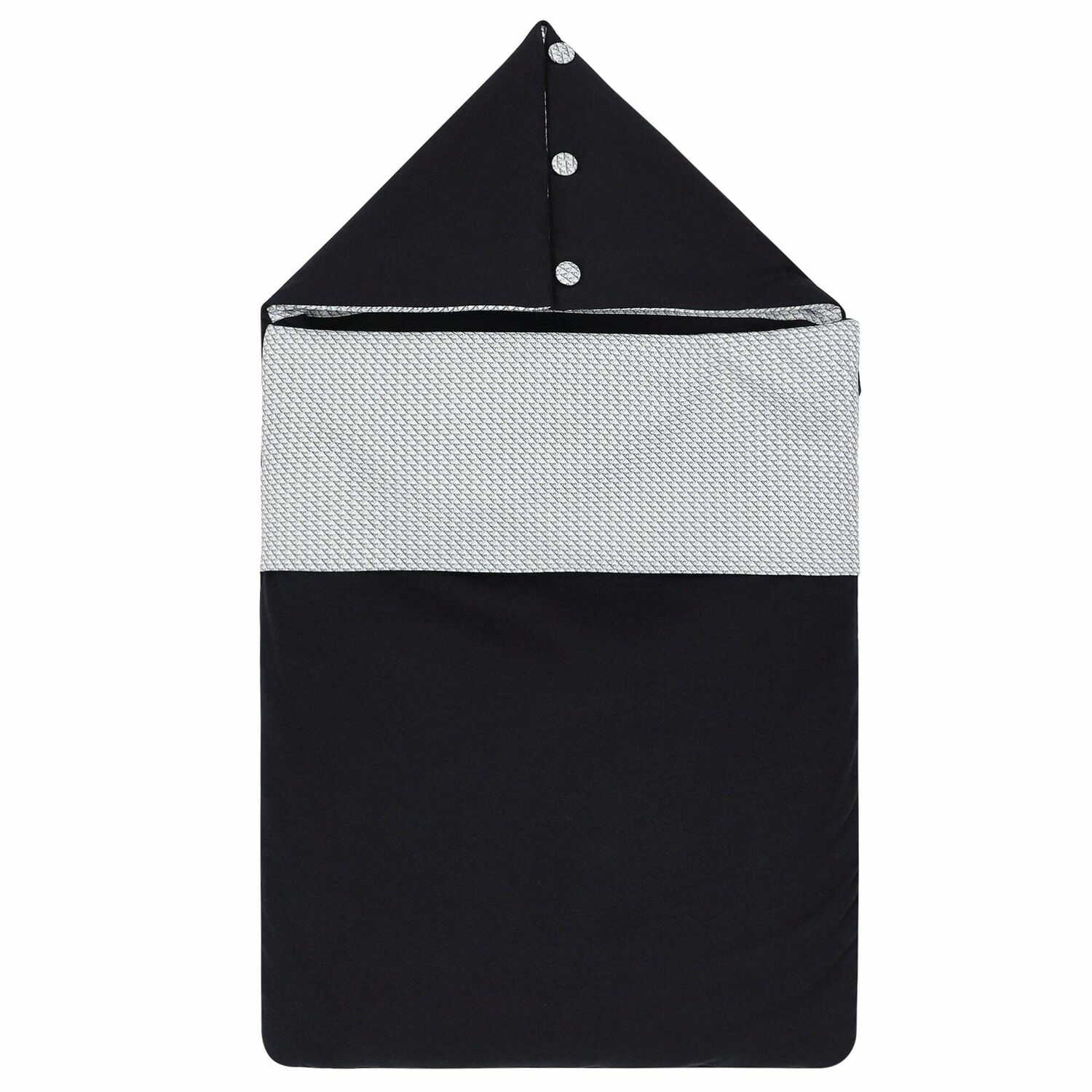 مدس بالشعار باللون الكحلى والابيض للاولاد, 1, hi-res