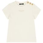 Ivory Logo T-Shirt, 1, hi-res