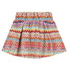 تنورة متعرجة متعددة الألوان للبنات, 3, hi-res