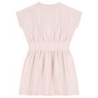 Girls Pink Logo Dress, 3, hi-res