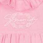 Baby Girls Pink Logo Babygrow Set, 1, hi-res