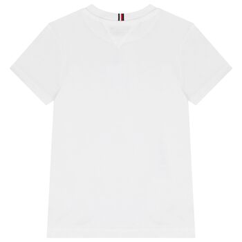 Boys White Logo T-Shirt