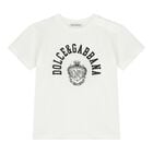 White Logo Baby T-Shirt, 1, hi-res