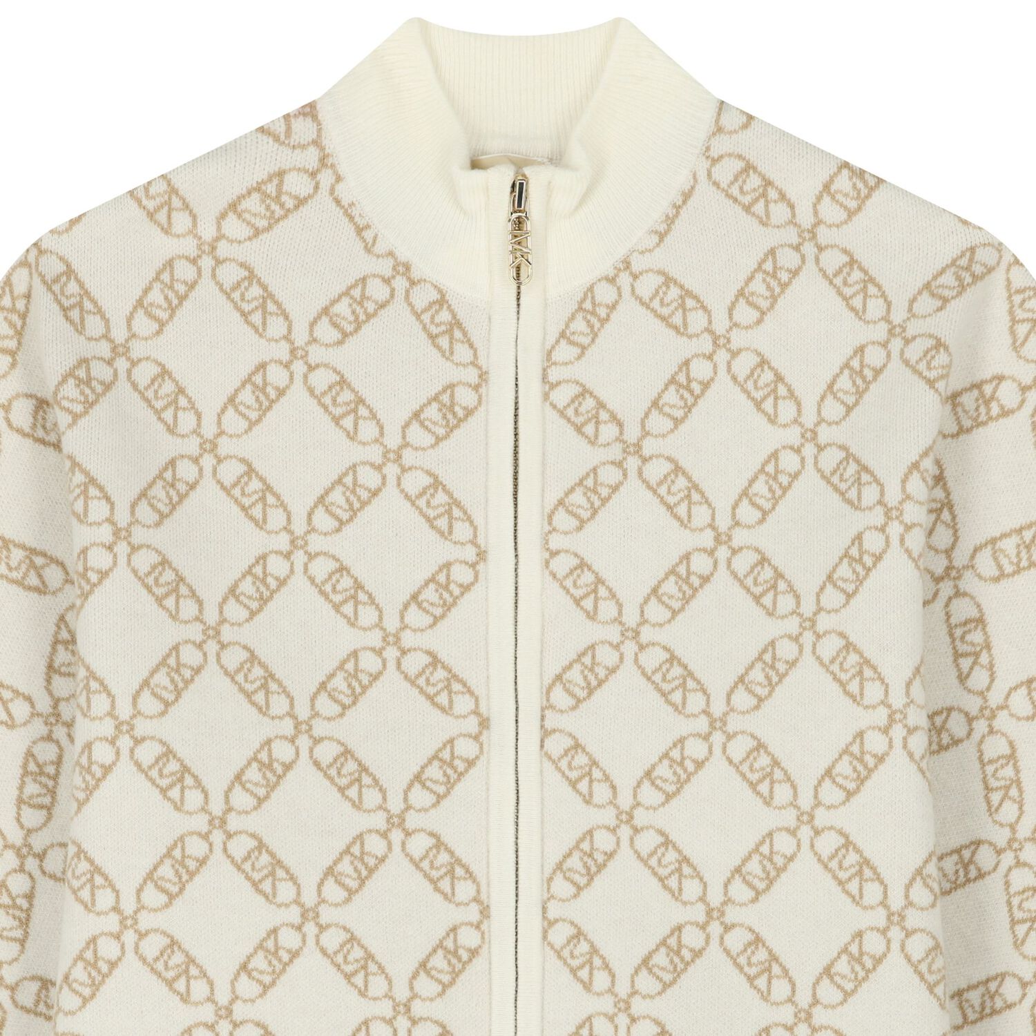 عبأءه محبوكه للبنات باللون العاجى , 1, hi-res