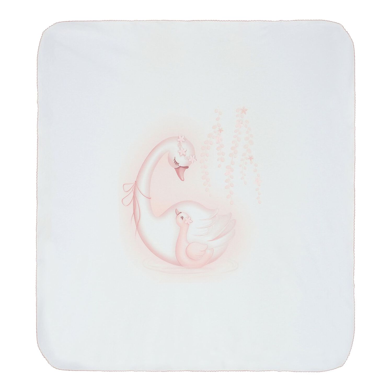 Baby Girls White & Pink Swan Gift Set, 1, hi-res image number null