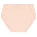 طقم فستان بنات بكشكشة باللون الوردي, 1, hi-res