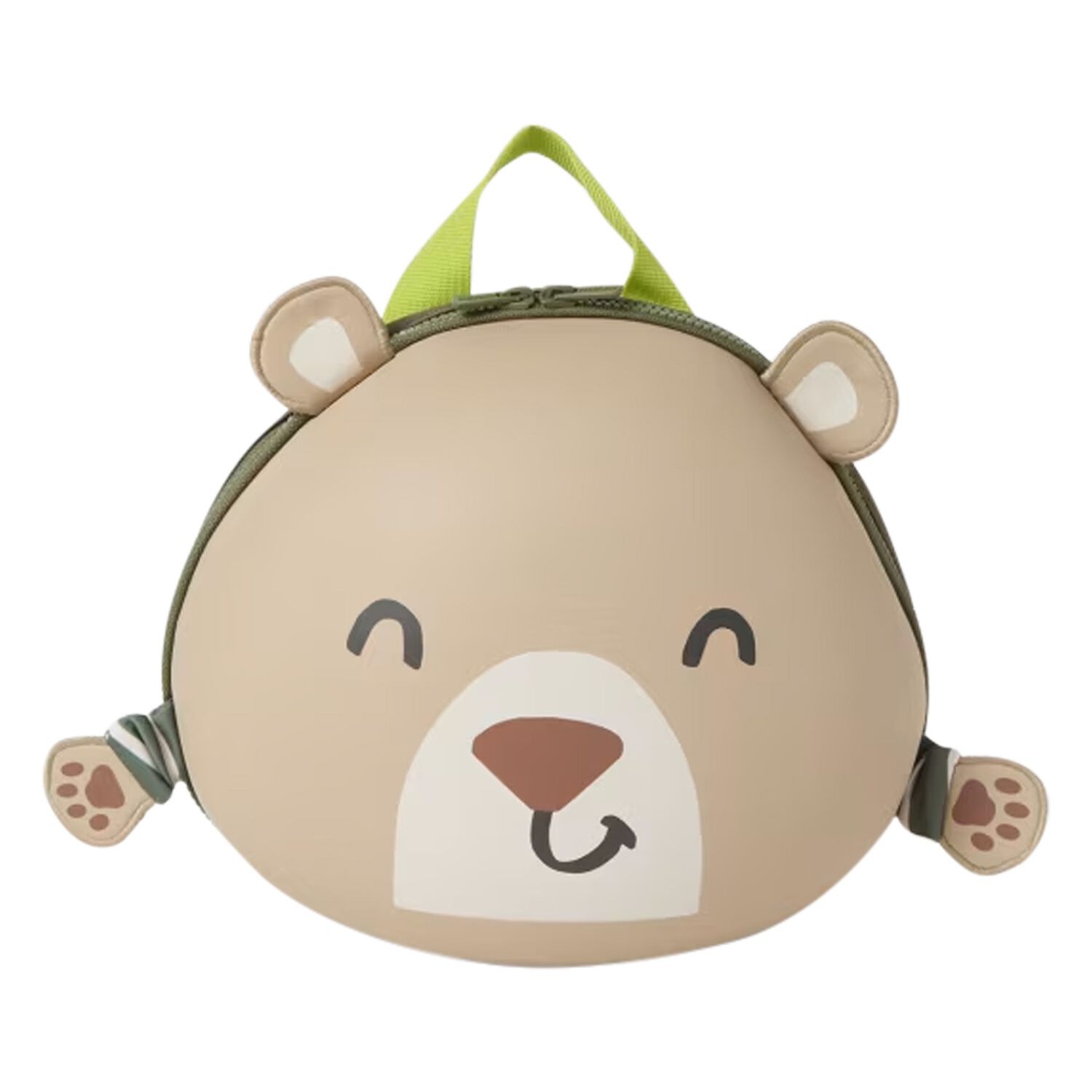 Beige Bear Backpack, 1, hi-res