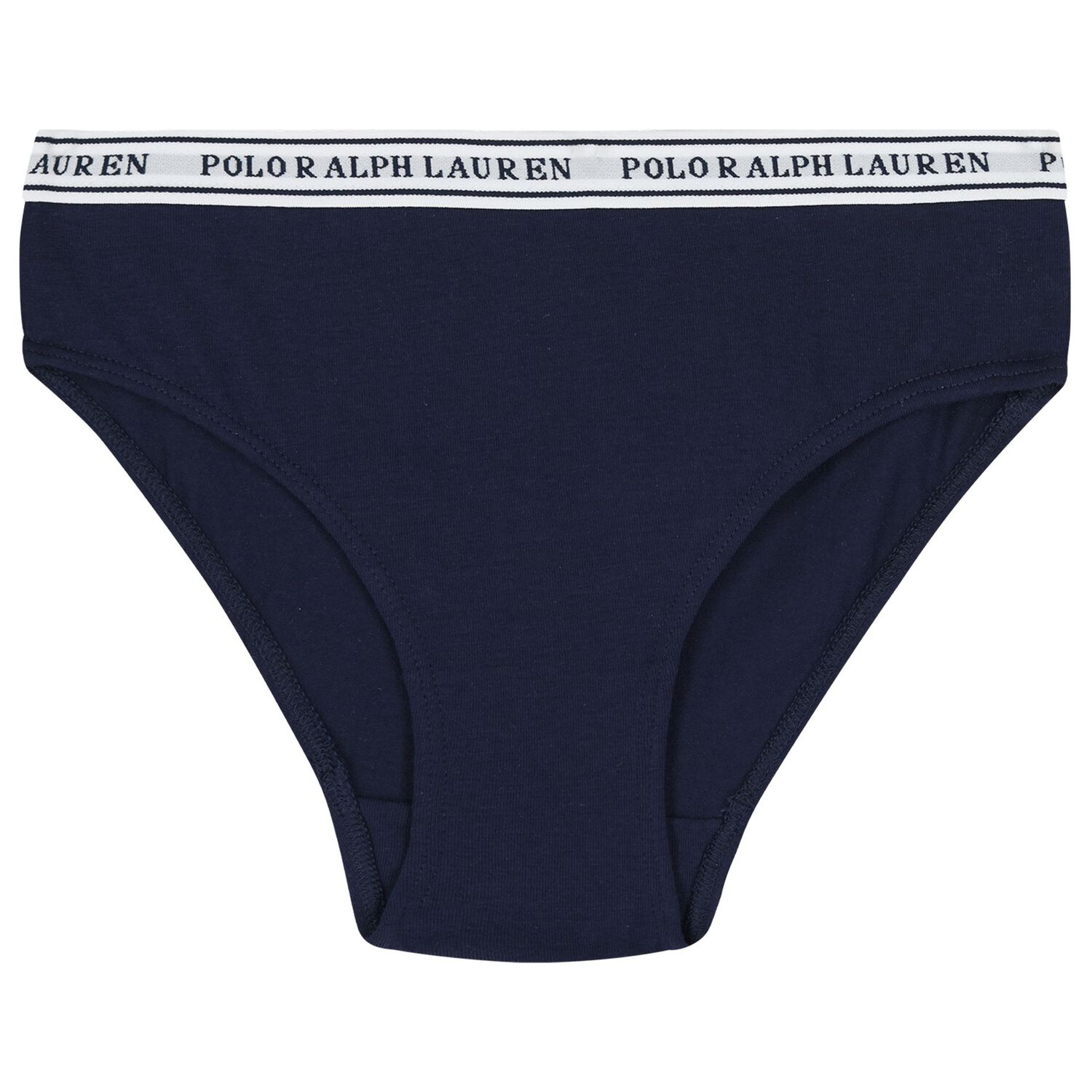 Girls White, Navy Blue & Red Bikini Brief ( 5-Pack ), 2, hi-res