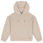 Girls Beige Knitted Trousers Set, 1, hi-res