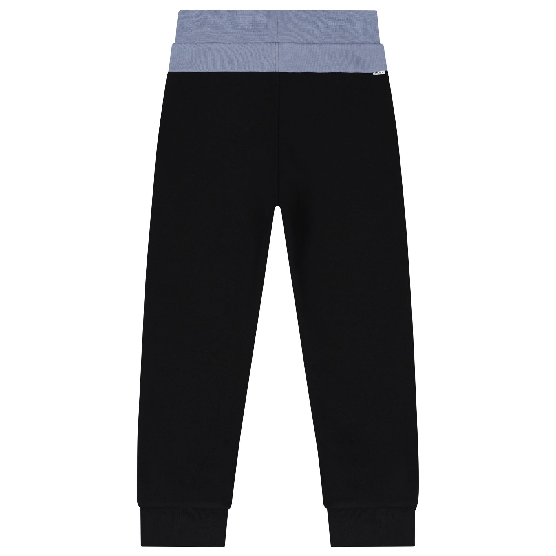 BOSS Boys Black Logo Joggers Junior Couture UAE