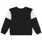 Boys Black & Ivory Logo Tracksuit, 1, hi-res