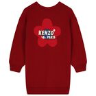 فستان جمبر بشعار أحمر للبنات, 1, hi-res