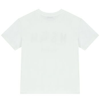 White & Black Logo T-Shirt