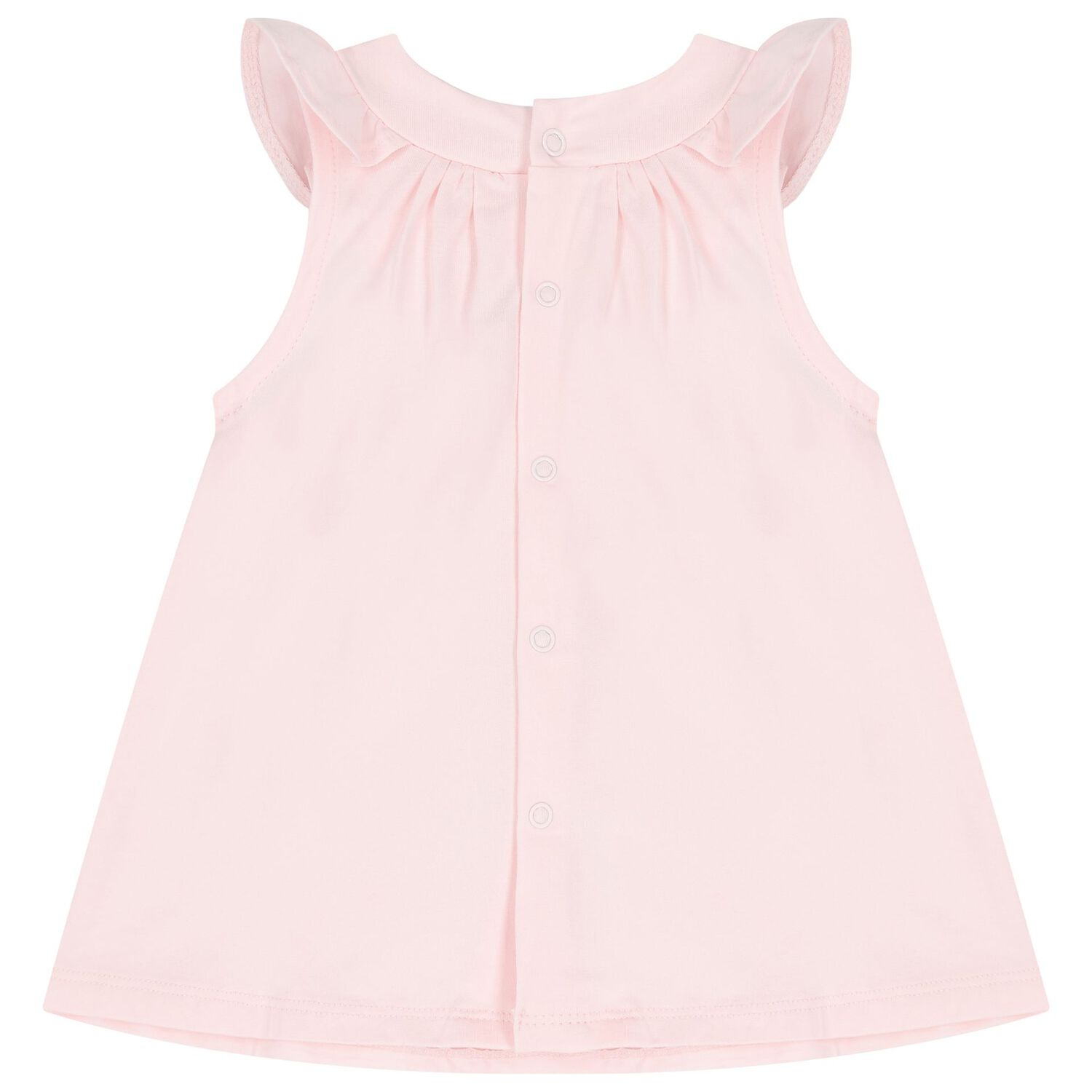 Baby Girls Pink Embroidered Dress, 2, hi-res image number null