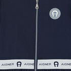 Girls Navy Blue Logo Dress, 1, hi-res