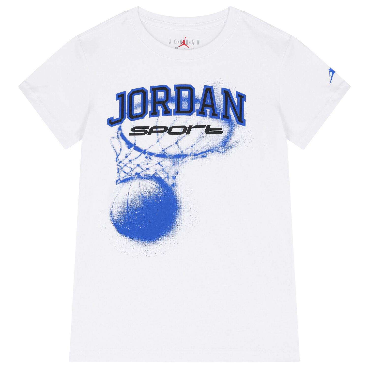 Boys White Jordan Logo T-Shirt, 1, hi-res image number null