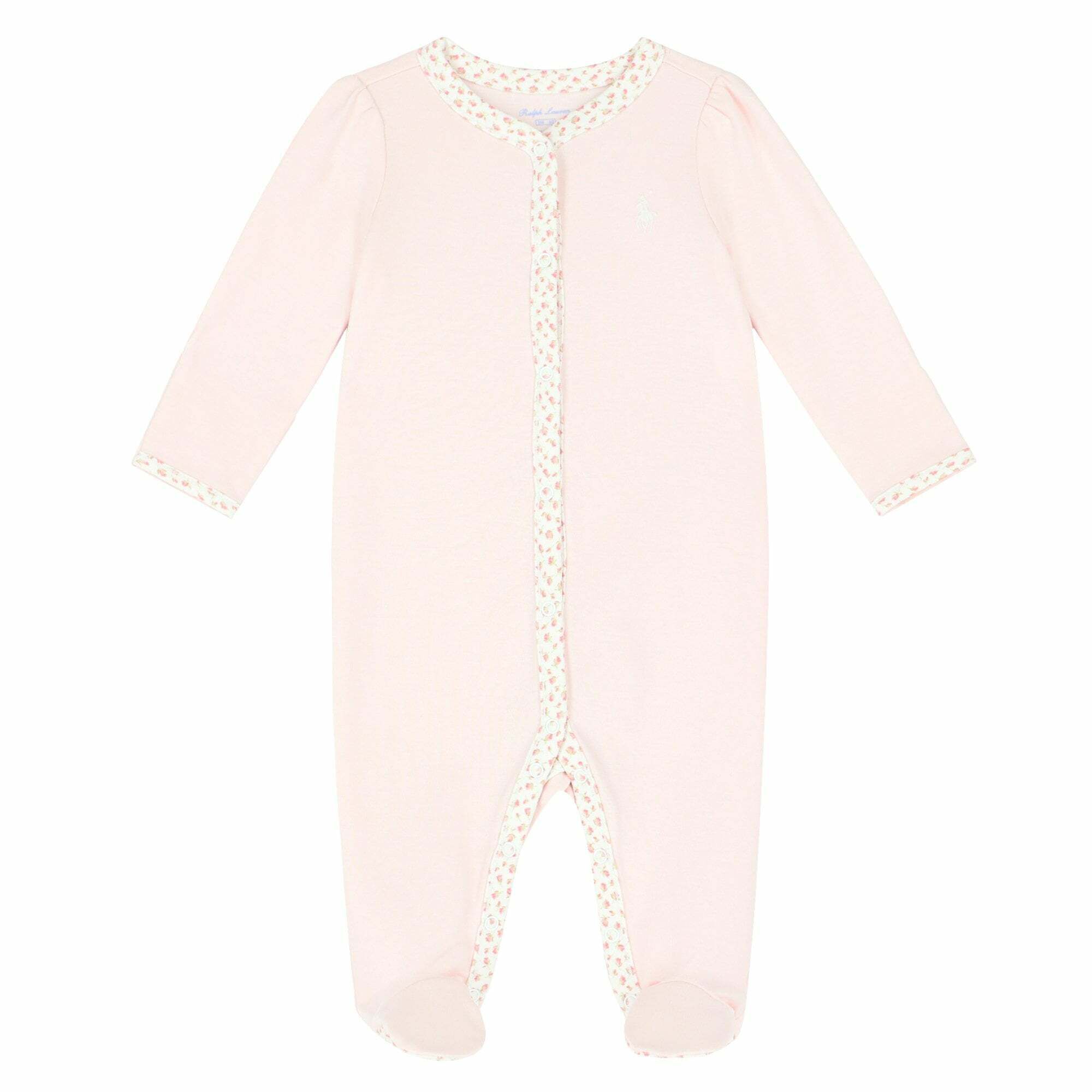 Ralph Lauren Baby Girls Pink Logo Babygrow Junior Couture UAE