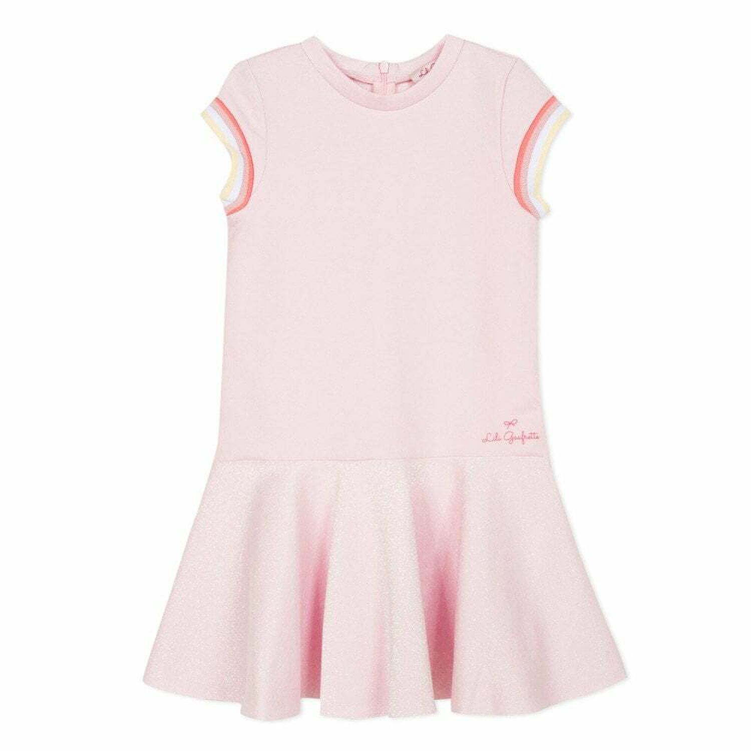 Girls Pink Dress, 1, hi-res