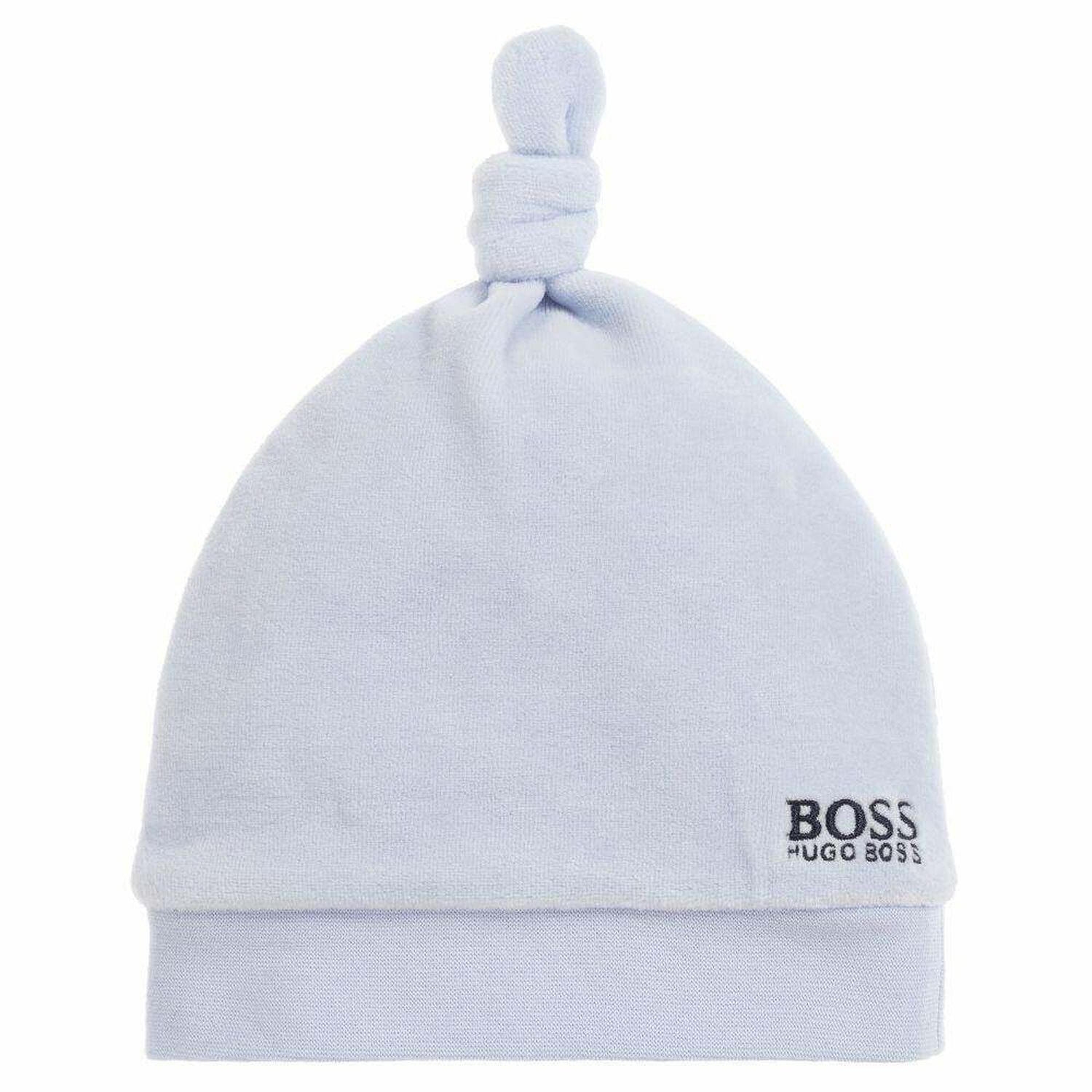 Baby Boys Pale Blue Hat, 1, hi-res