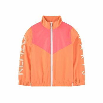 Girls Neon Pink & Orange Jacket