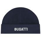 Baby Boys Navy Blue Logo Hat, 4, hi-res