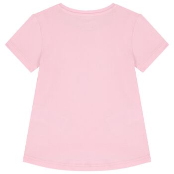 Girls Pink Logo T-Shirt