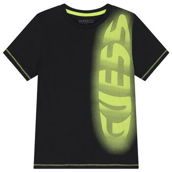 Boys Black Logo T-Shirt