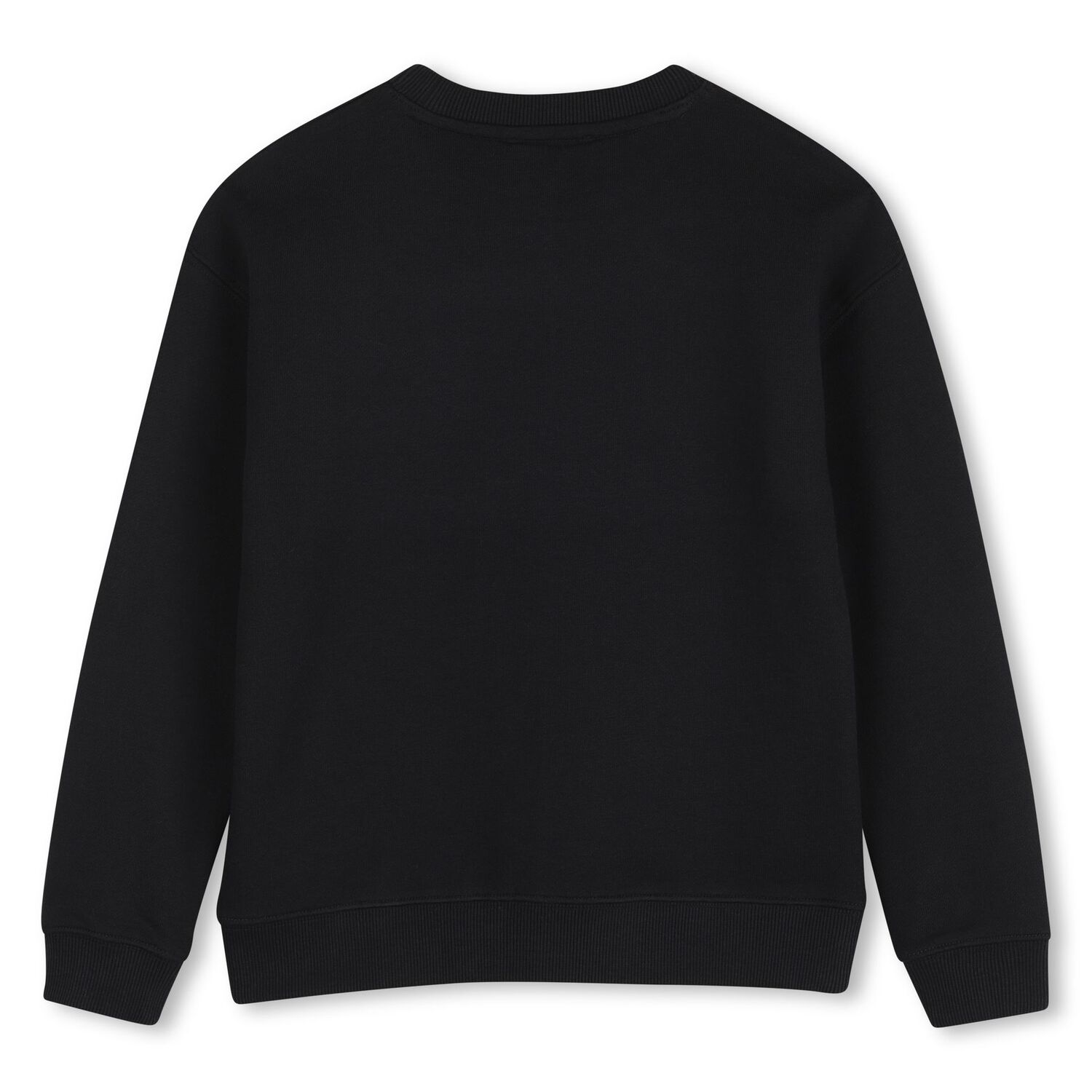 Boys Black Logo Sweatshirt, 1, hi-res