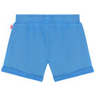Girls Blue Glitter Shorts, 2, hi-res