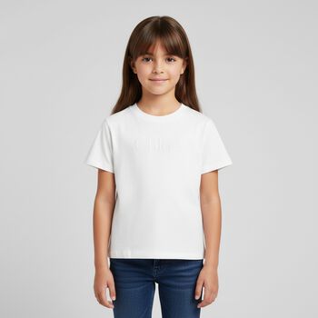 Girls Ivory Logo T-Shirt