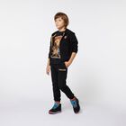 Boys Black Logo Joggers, 1, hi-res