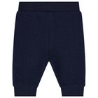 بدلة رياضية أولاد صغار بشعار تيدي باللون الكحلي, 1, hi-res