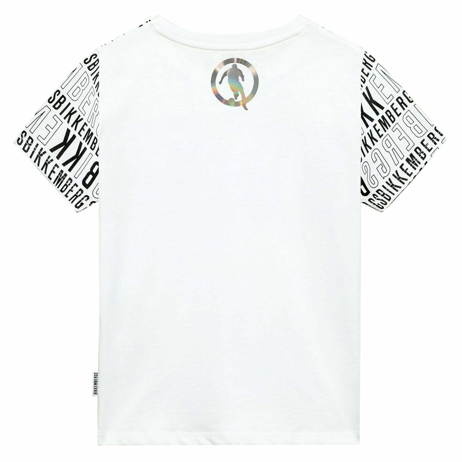 Boys White Logo T-Shirt, 1, hi-res