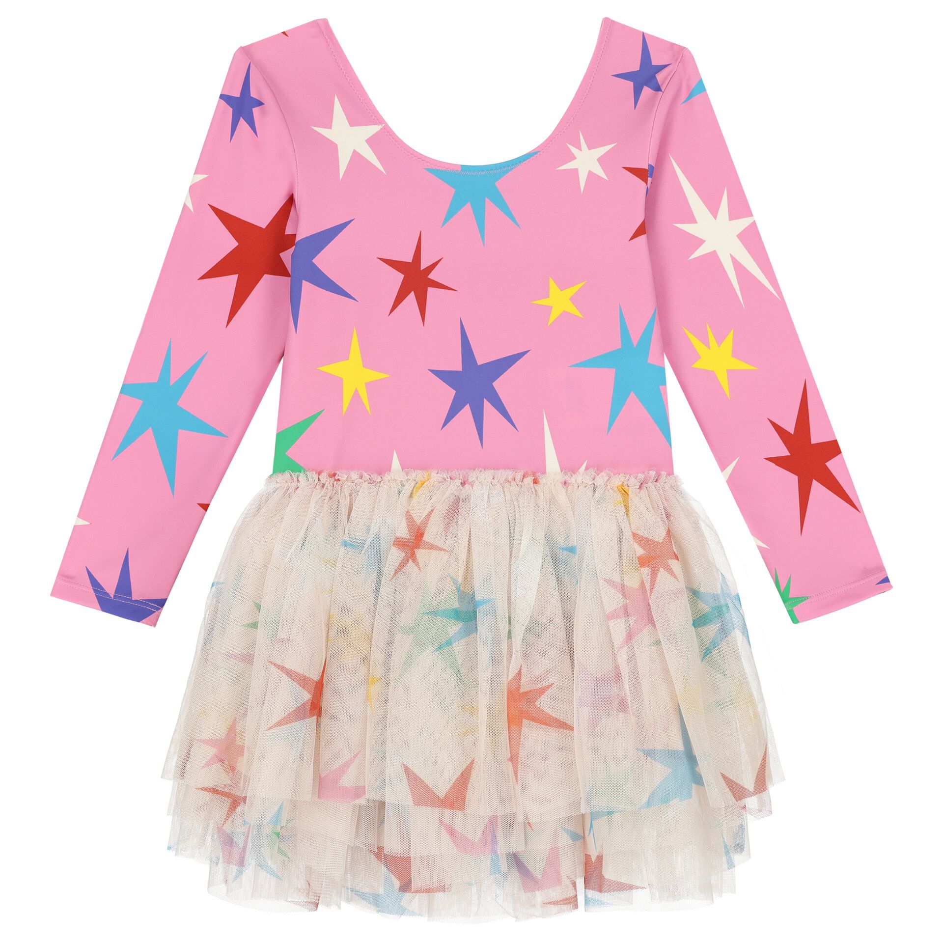 Stella McCartney Girls Pink Star Print Dress Junior Couture UAE