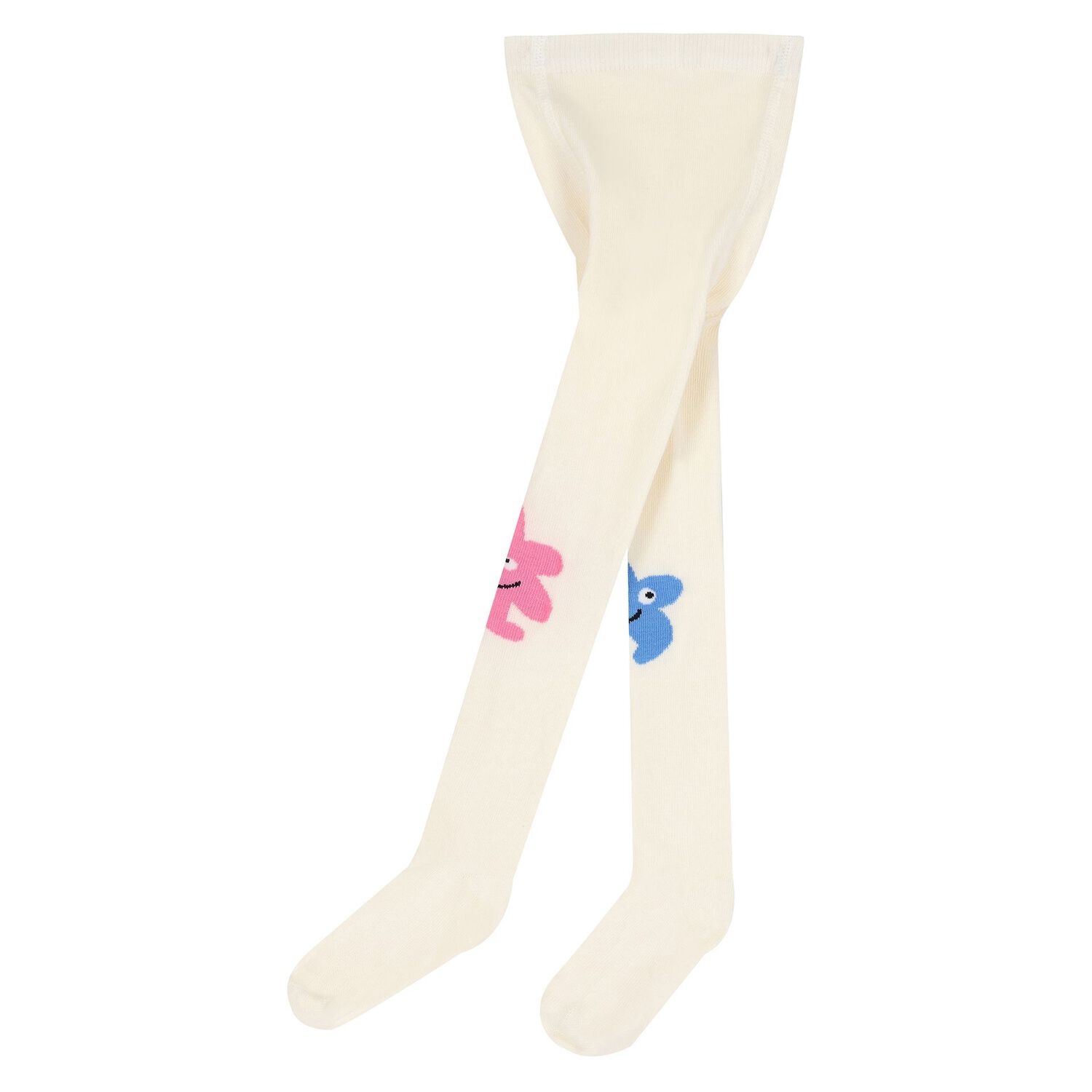 جوارب طويله للبنات باللون العاجى , 1, hi-res
