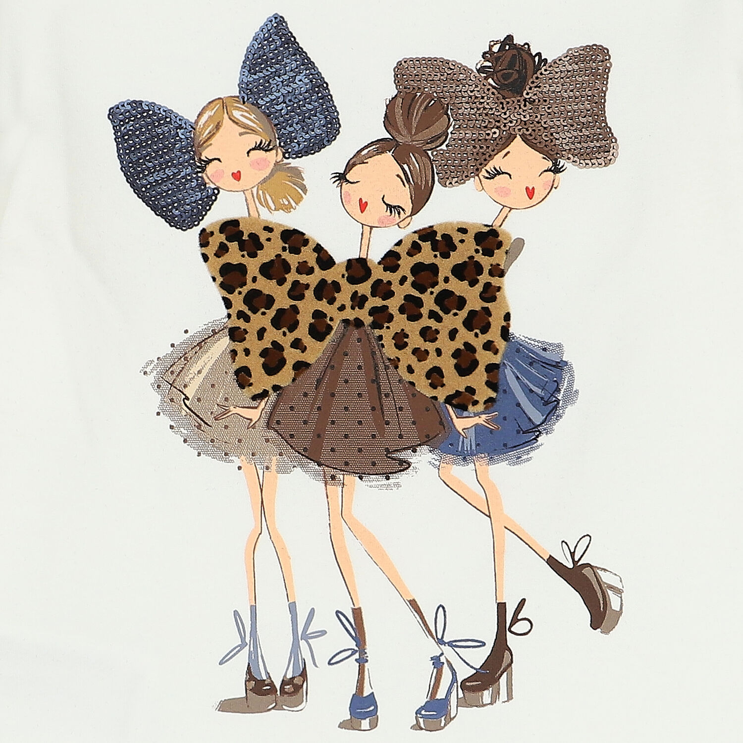 Girls Ivory Long Sleeve Top, 1, hi-res