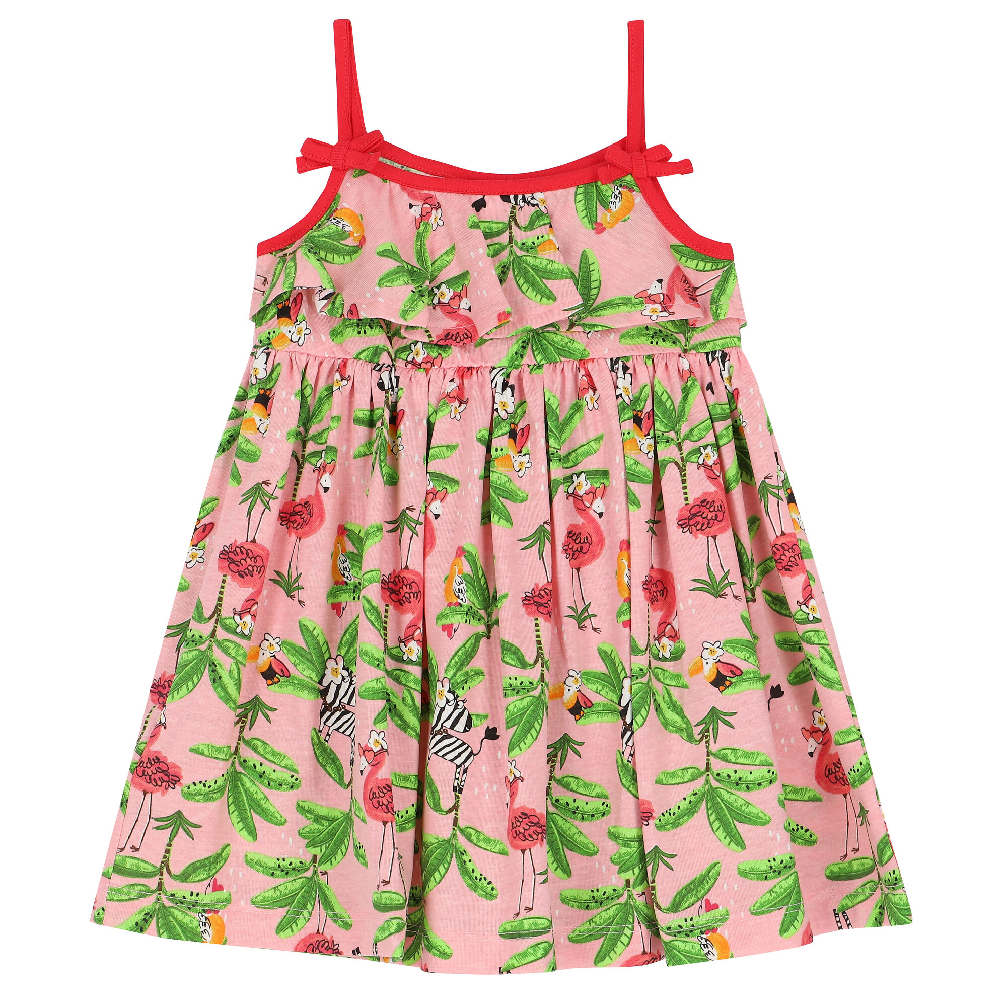 Girls on sale flamingo dress