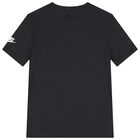 Boys Black Logo T-Shirt, 2, hi-res