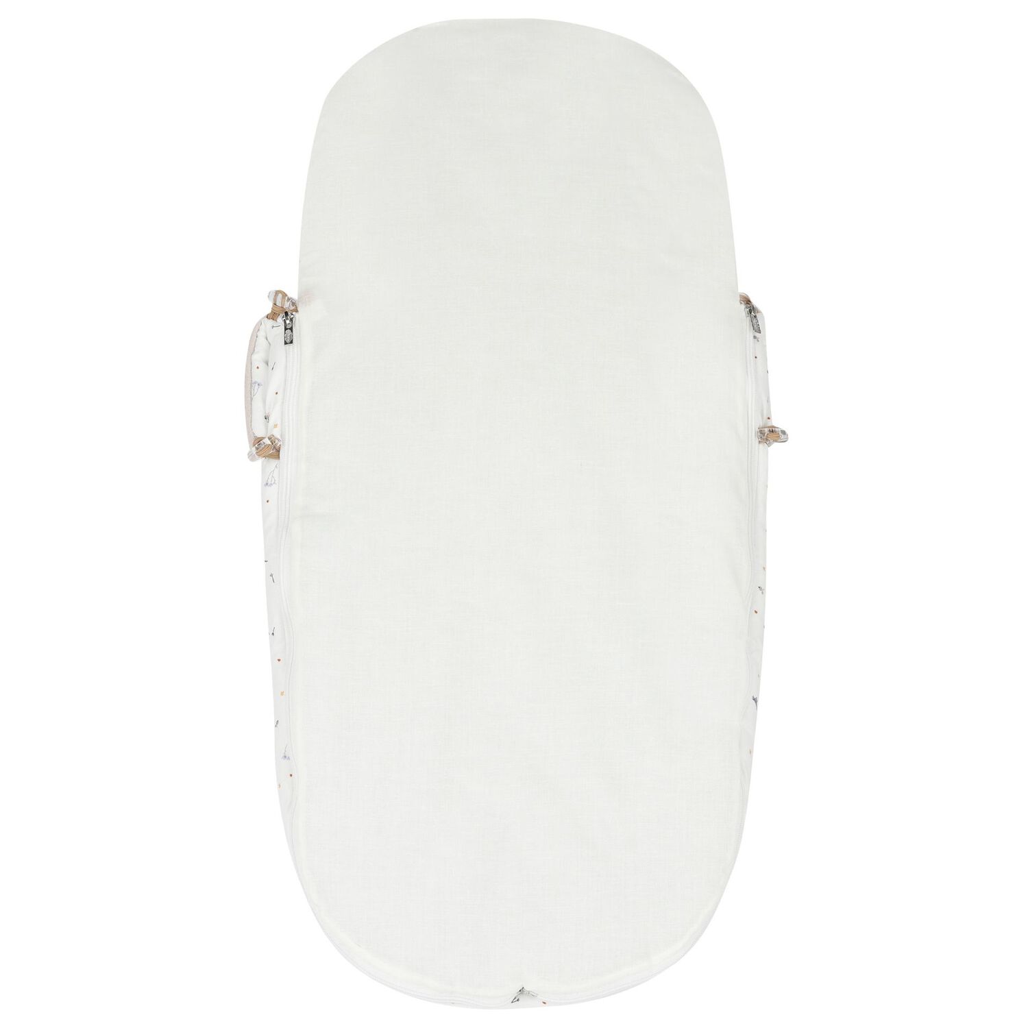 Ivory & Beige Floral Baby Nest, 1, hi-res image number null