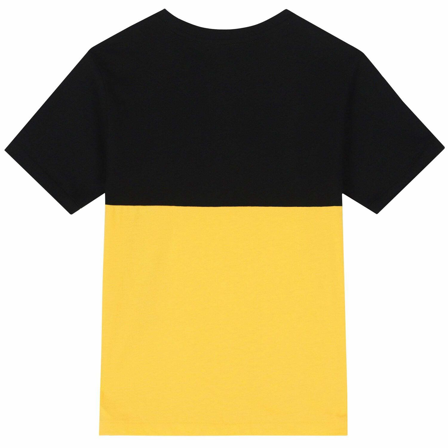 Boys Yellow & Black Logo T-Shirt, 3, hi-res image number null