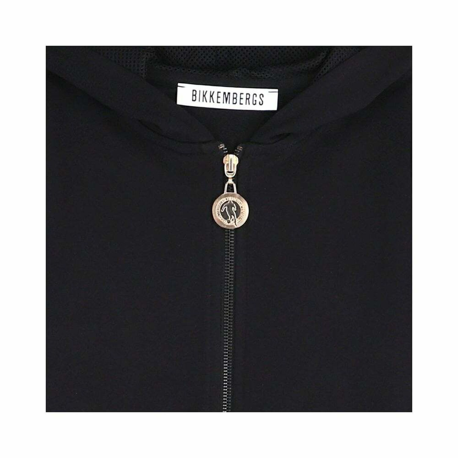 Boys Black & Gold Cotton Sweatshirt, 1, hi-res